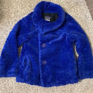 Patagonia Girls Winter Faux Fur Coat
